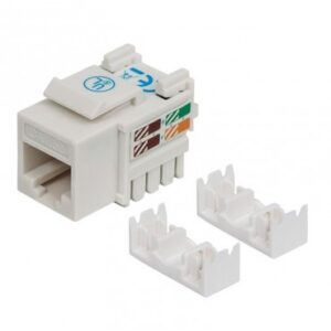 Jack cable utp cat5 blanco